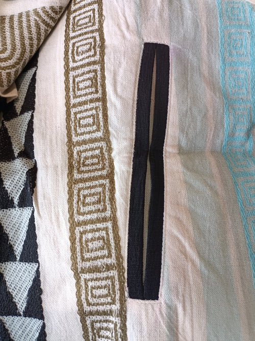 GEOMETRIP MULTICOLOUR KIMONO
