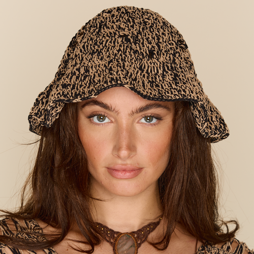 HAND KNITTED MUSHROOM HAT