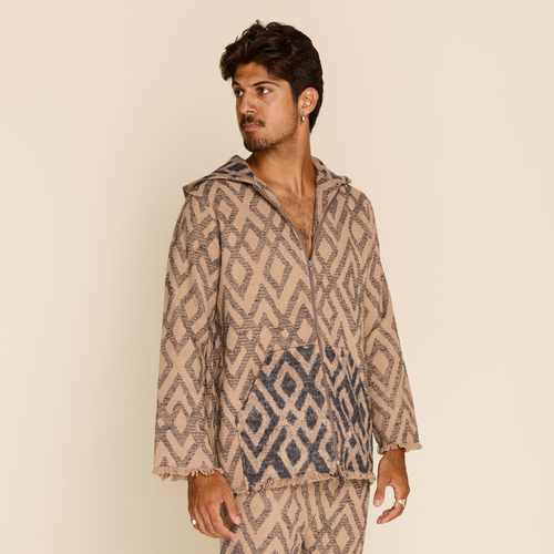 ETHNIC HOODIE DARK