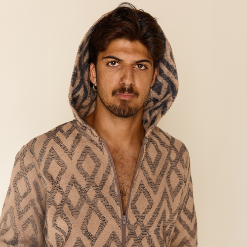 ETHNIC HOODIE DARK
