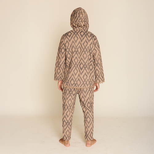 ETHNIC HOODIE DARK