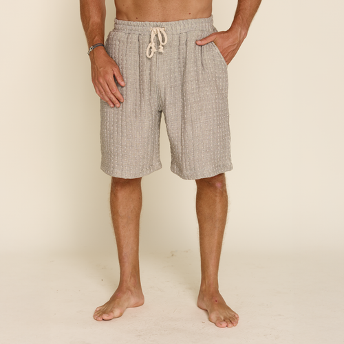 DOUBLE SOFT LINEN SHORTS