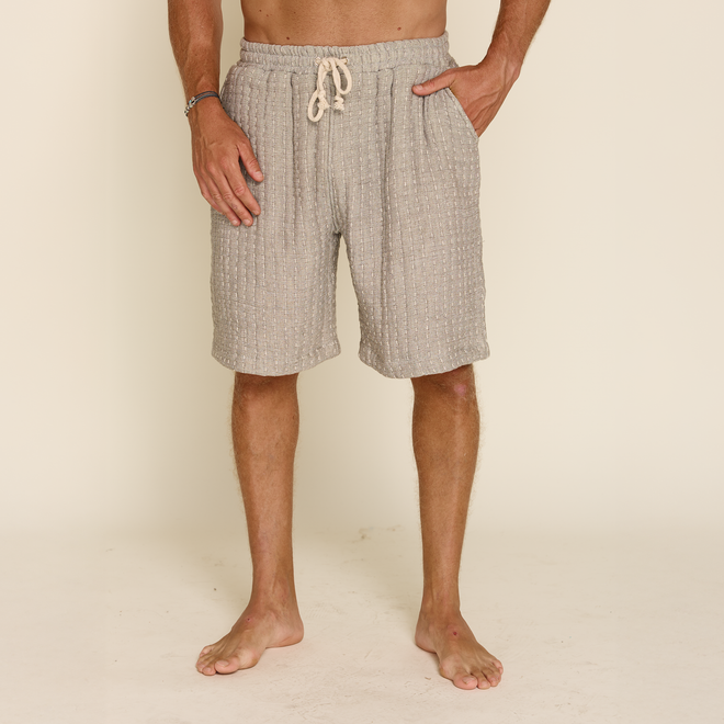 DOUBLE SOFT LINEN SHORTS