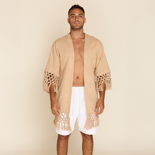 FRINGE KIMONO
