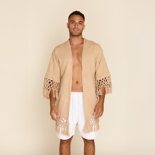 FRINGE KIMONO