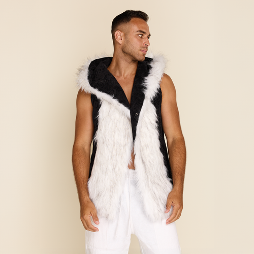 FUR VEST BLACK