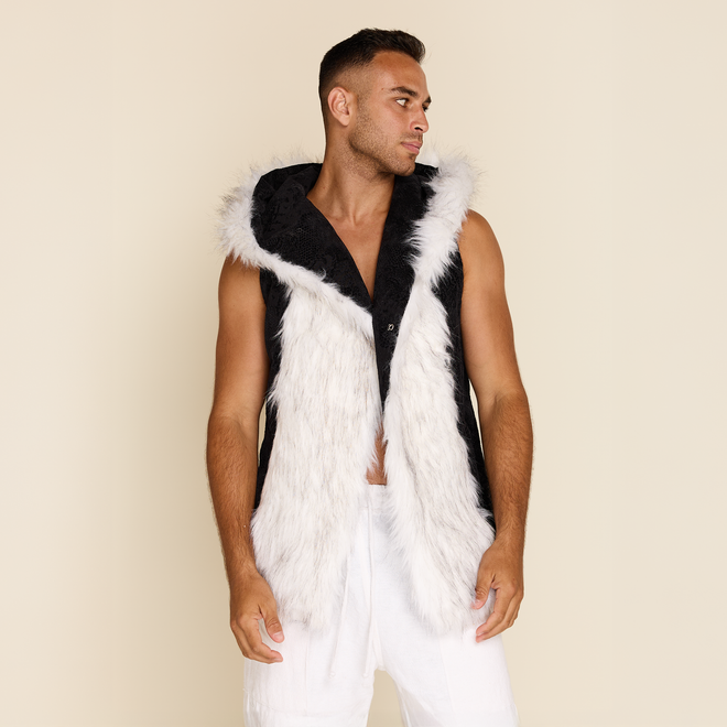 Fur Vest Black