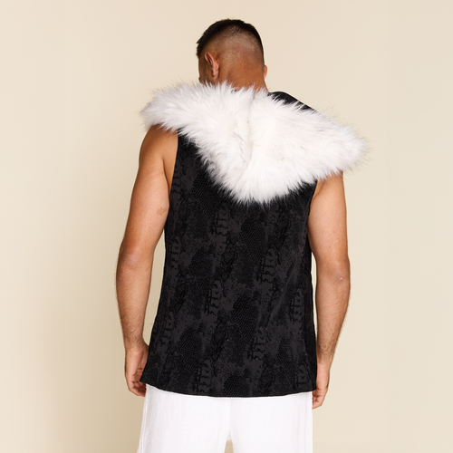 FUR VEST BLACK