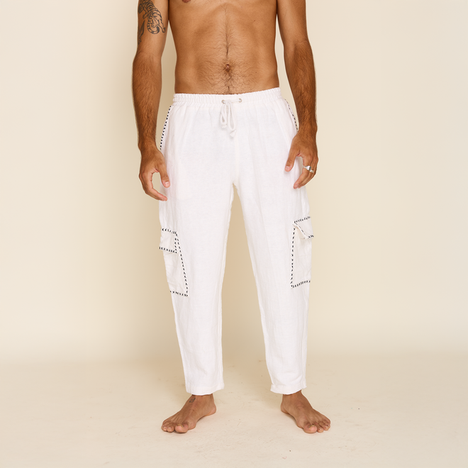YANIMA EMBROIDERED CARGO