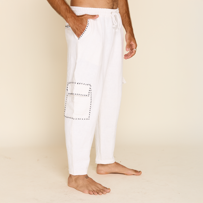 YANIMA EMBROIDERED CARGO