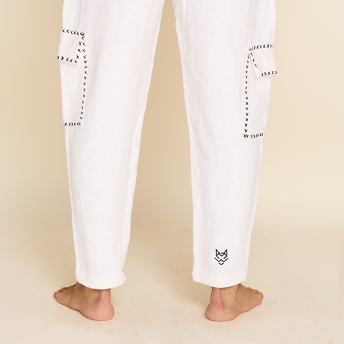 YANIMA EMBROIDERED CARGO