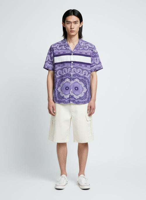 LILAC BANDANA SHIRT