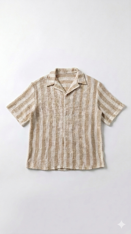 SAHARA STRIPE BUTTON SHIRT