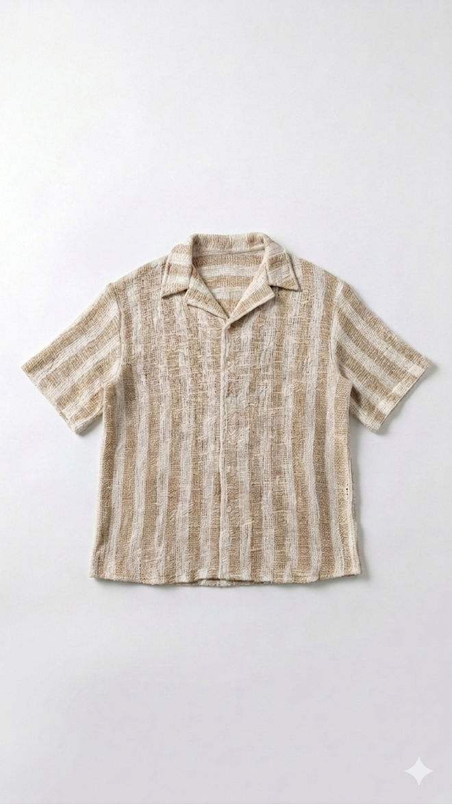 SAHARA STRIPE BUTTON SHIRT