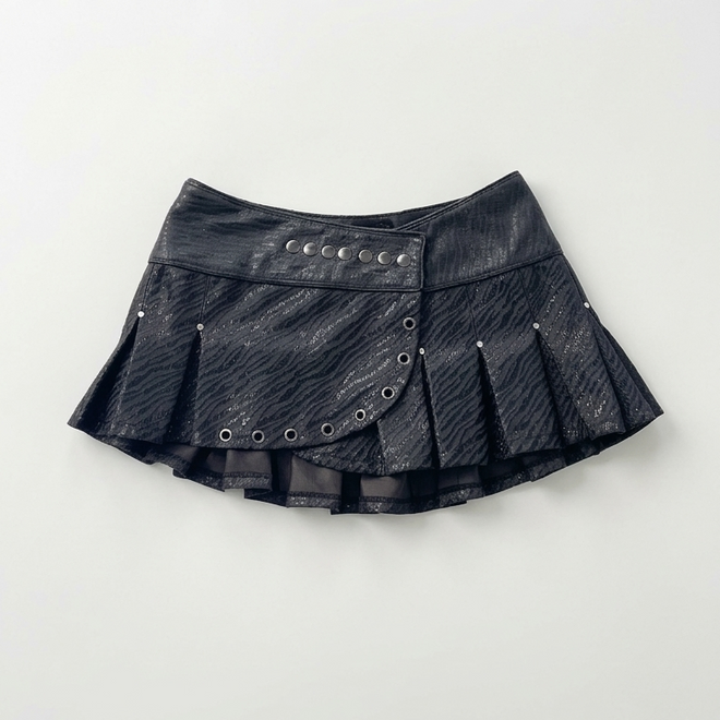 BLACK ZEBRA SKIRT