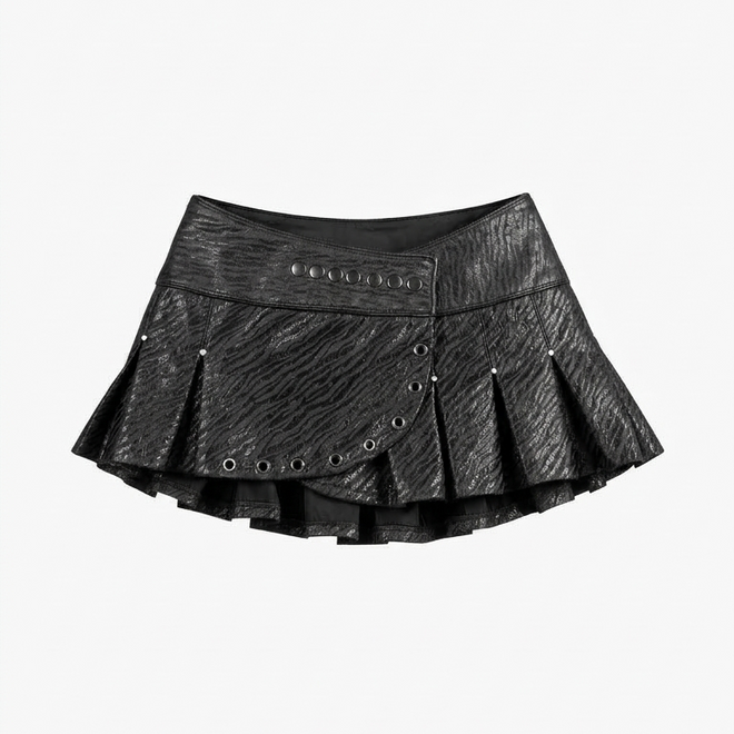 BLACK ZEBRA SKIRT