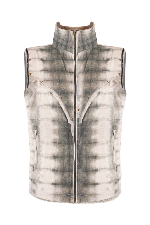 SKY DYED UTILITY VEST