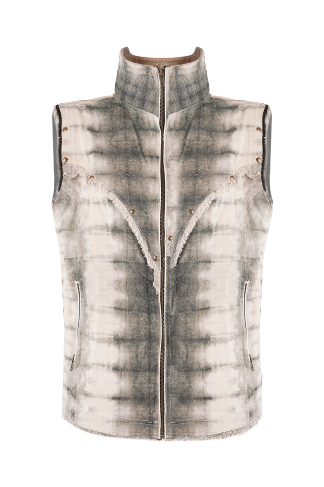 SKY DYED UTILITY VEST
