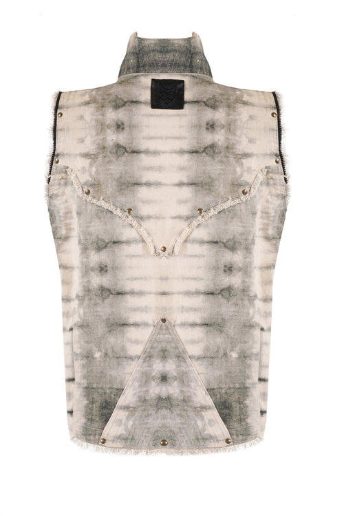 SKY DYED UTILITY VEST