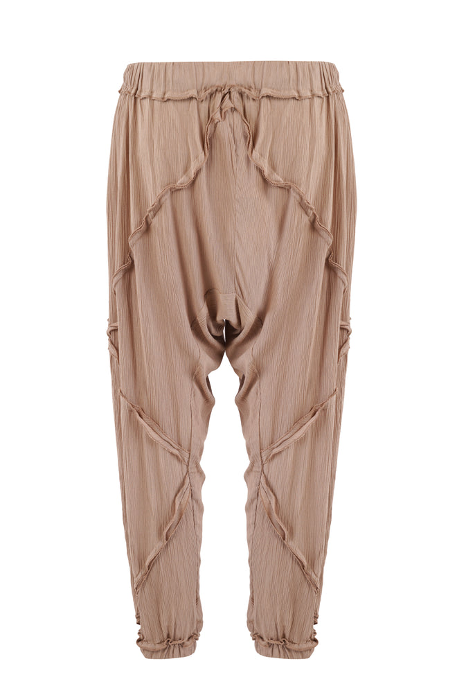 PATCHWORK HAREM NINJA BEIGE