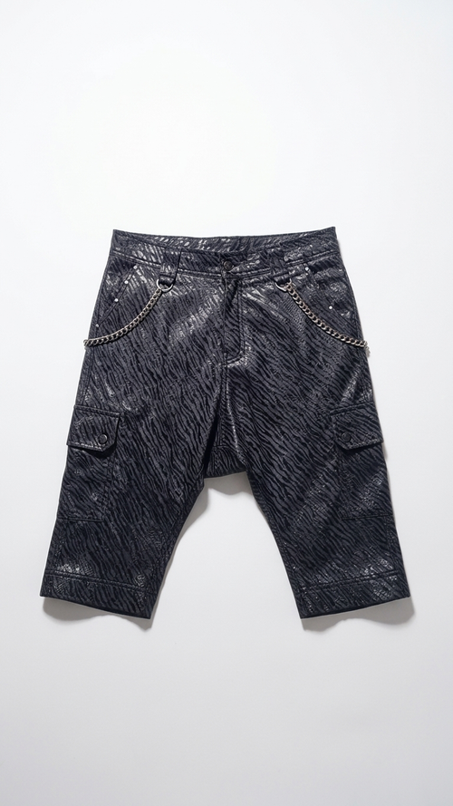 BLACK ZEBRA UTILITY PANTS