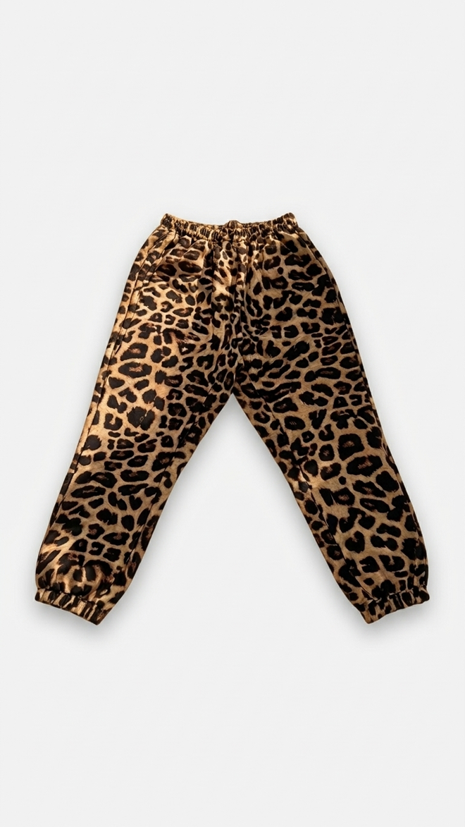 BROWN LEOPARD TROUSER