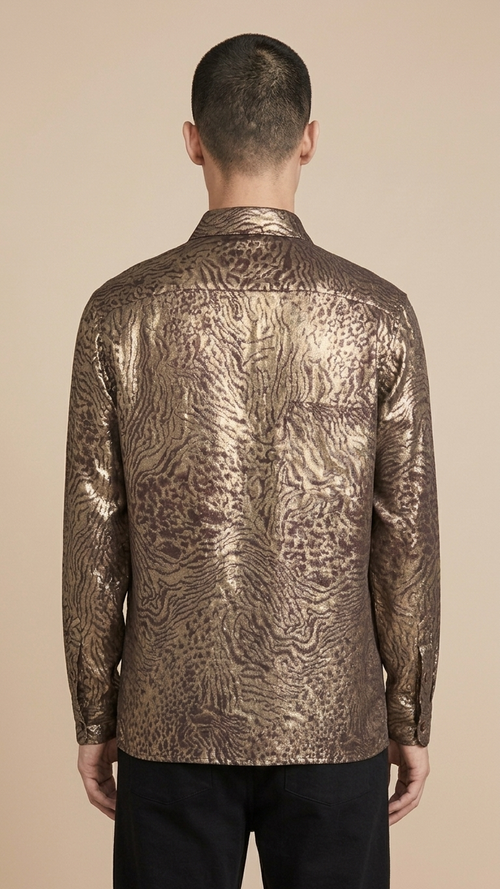 GOLDEN ZOO BUTTON SHIRT