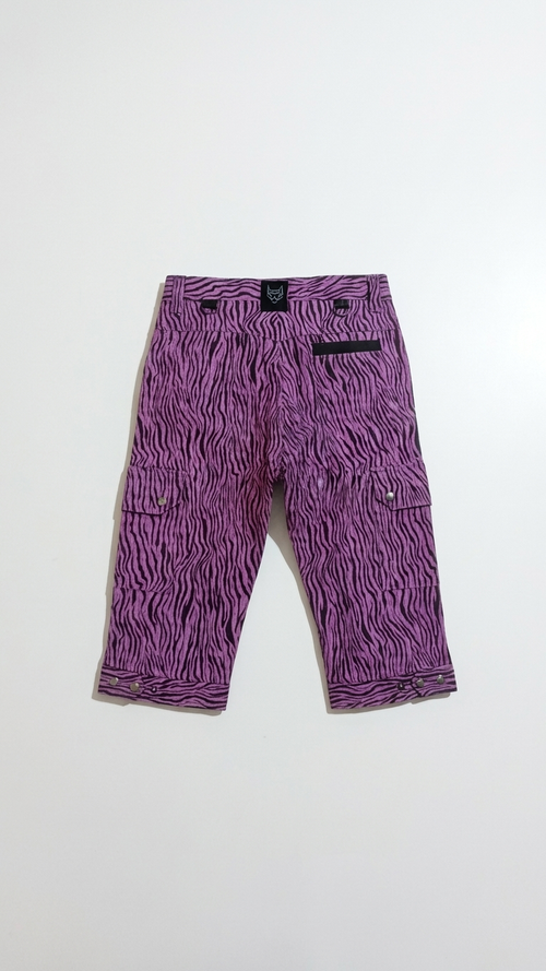 PINK ZEBRA UTILITY PANTS