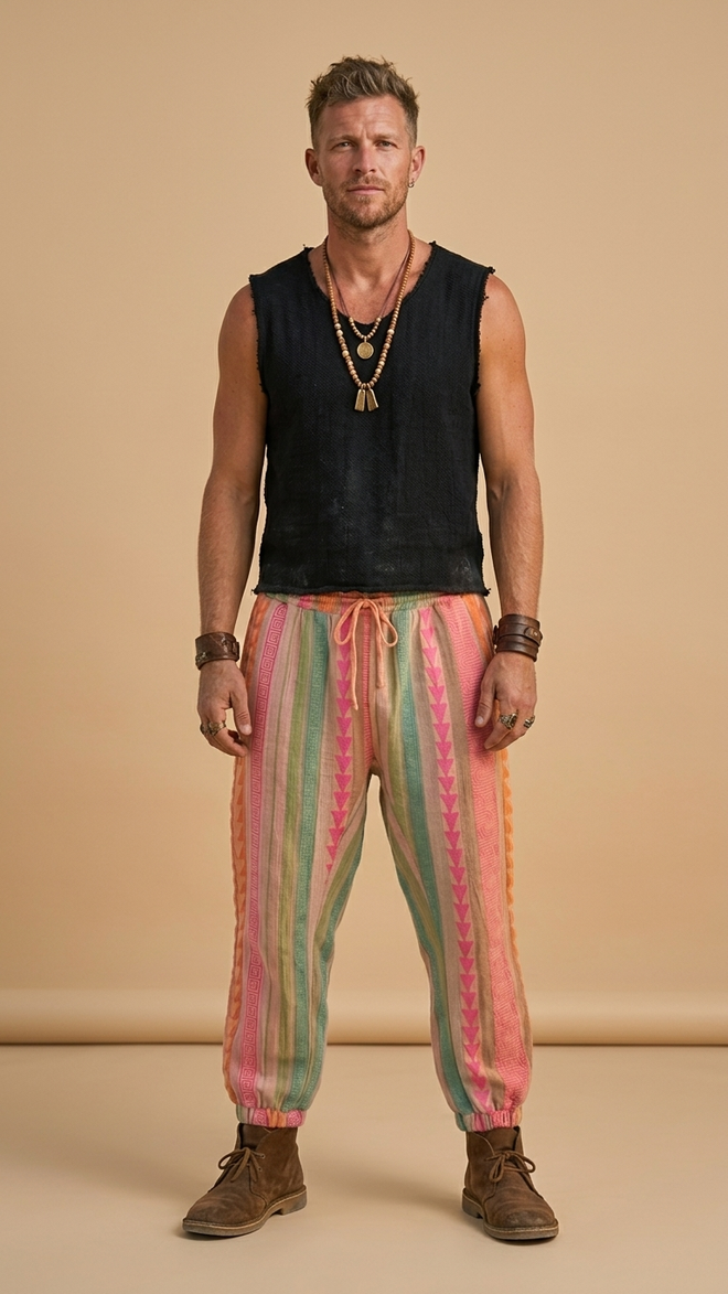 GEOMETRIP MULTICOLOR PANTS