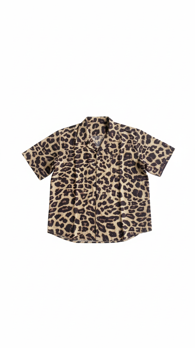 BROWN LEOPARD SHIRT
