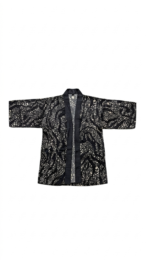 POLKA SCRIBBLE KIMONO