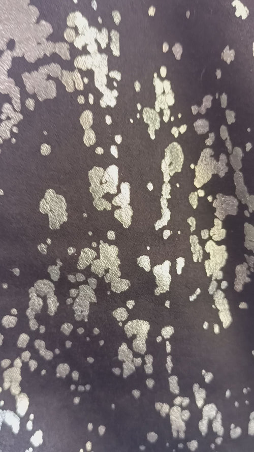 BLACK SILVER SPECKLE SHORTS