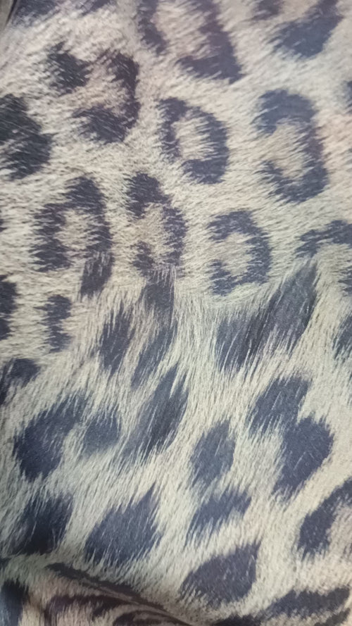 BABY BLUE LEOPARD KIMONO