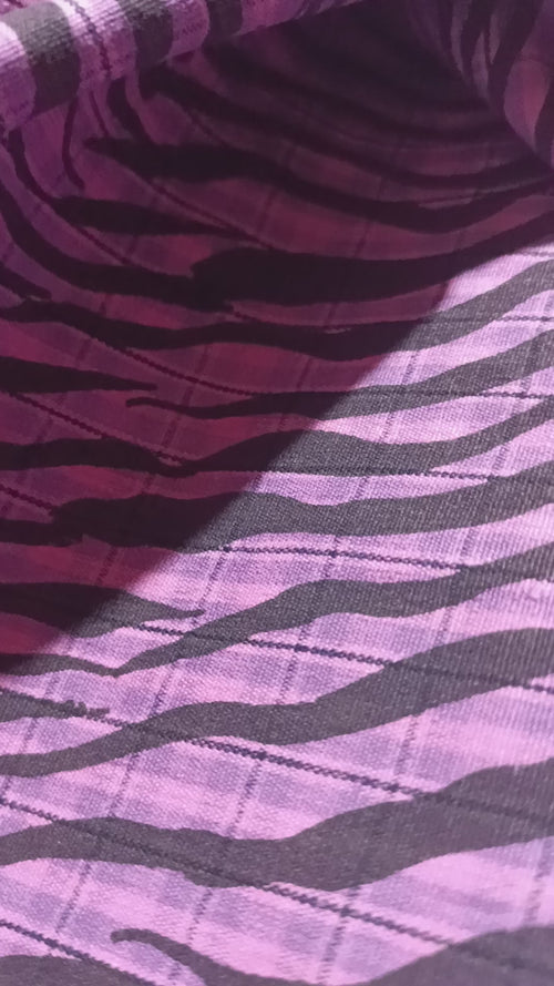 PINK ZEBRA UTILITY PANTS