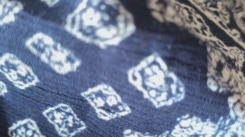 BLUE BANDANA SHIRT